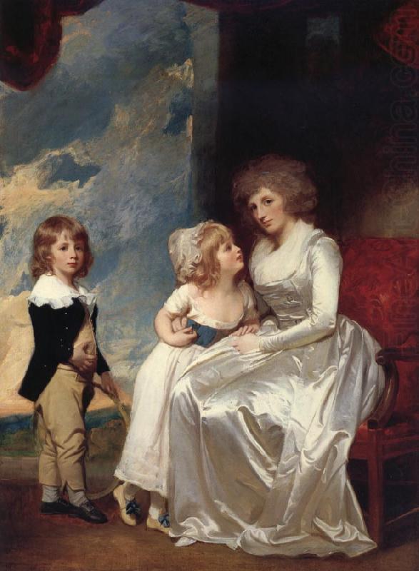 George Romney The Countess of warwick and her children china oil painting image